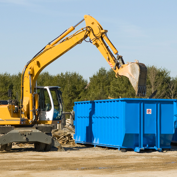 can i rent a residential dumpster for a construction project in Clearwater County